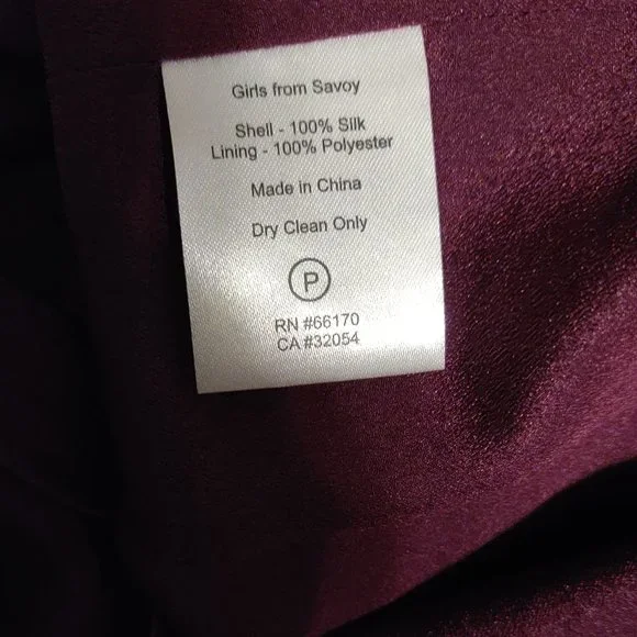 Girls From Savoy Bouquet Toss 100% Silk Dress by Anthropologie SIZE 4 - Picture 6 of 8